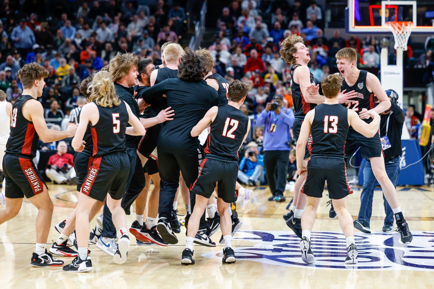 NorthWood wins Indiana Class 3A boys basketball championship 3-25-23 Nate Latsch